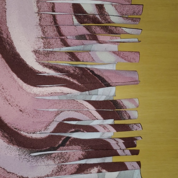 OMT Fashions Pink Tank with Fringe Size M - Picture 3 of 6